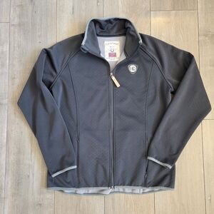 Horseware Ireland Equestrian Soft Shell Fleece Lined Jacket Gray Womens Size L